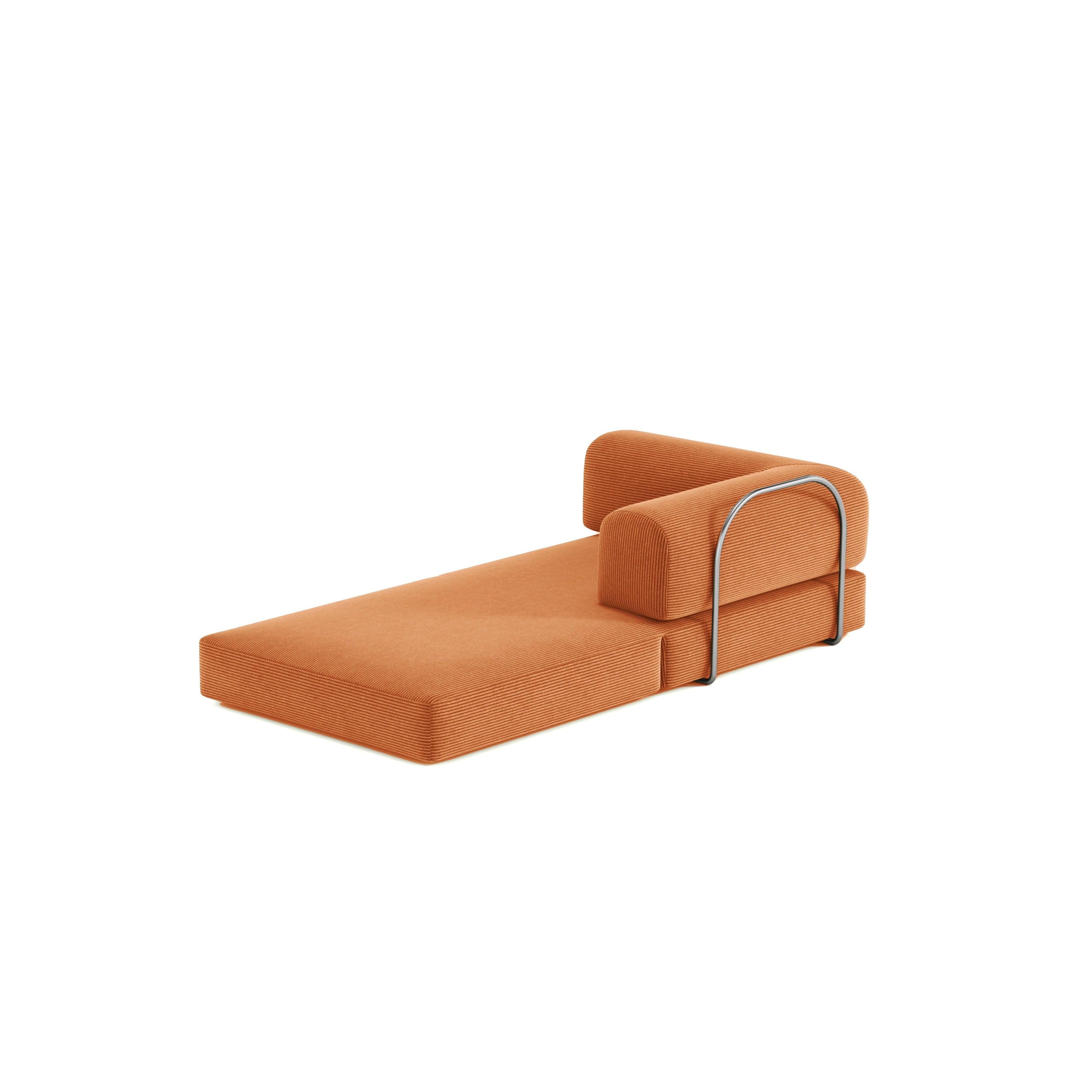 Nova Modular Corner Seat-Orange - PortaSofa